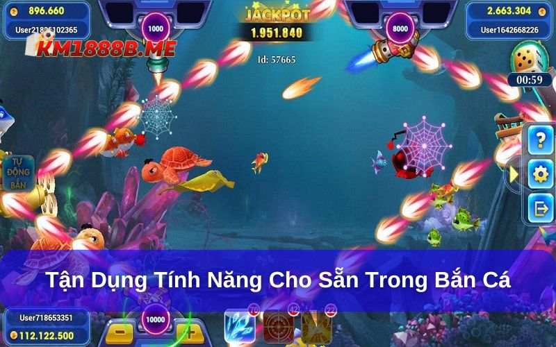 Bật Mí 5+ Cách Chơi Bắn Cá Đổi Thưởng Như Cao Thủ Các tính năng hỗ trợ giúp người chơi săn cá thành công