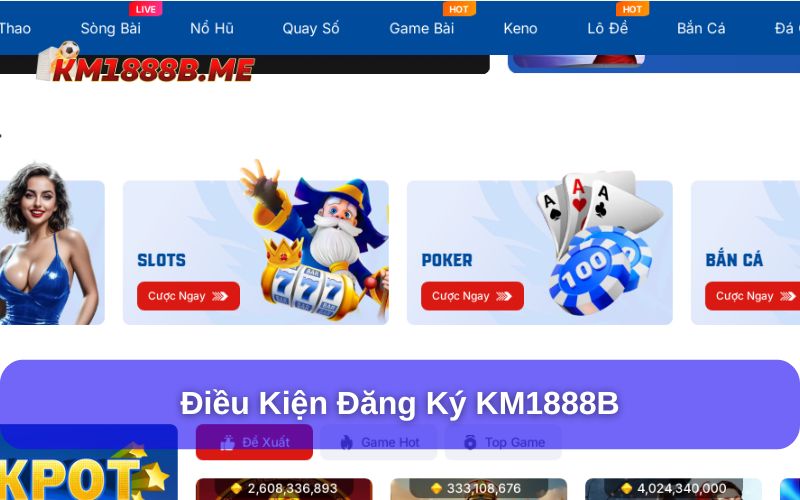 Nắm rõ những điều kiện đăng ký KM1888B do nhà cái đặt ra