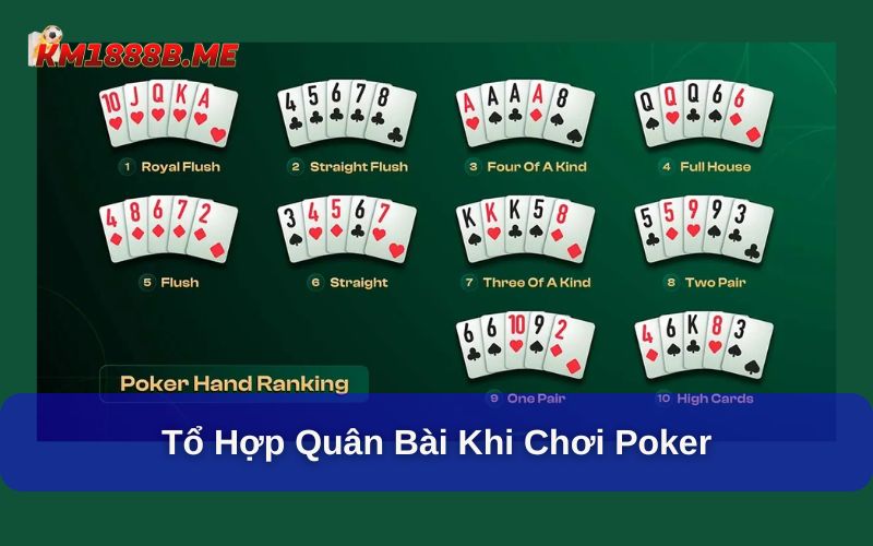 Tổ hợp bài trong poker